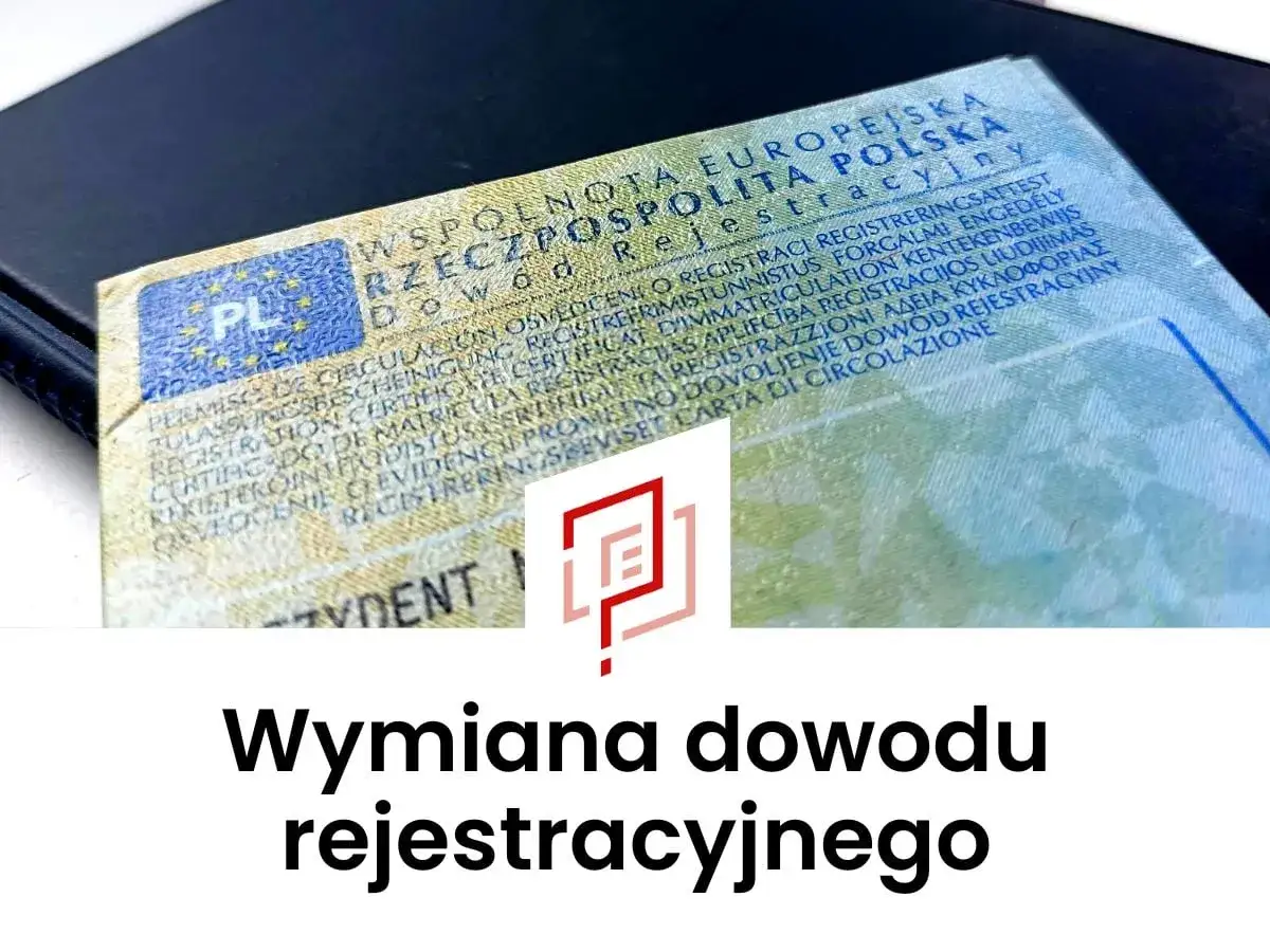 Dowód rejestracyjny z brakiem miejsca na wpisy. Wymiana dokumentu.